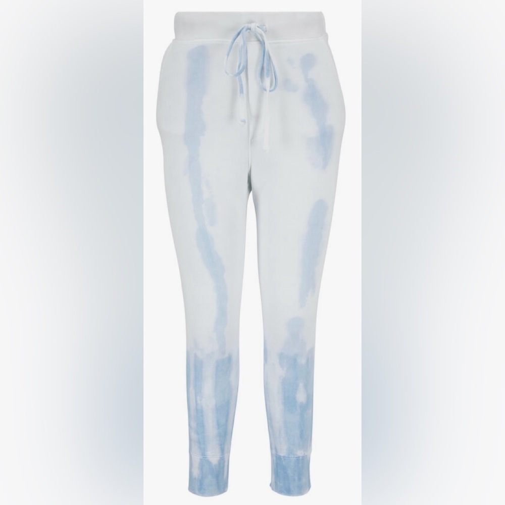 NWT NILI LOTAN Nolan Skv Blue Tie-Dve Sweatpant